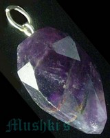 Faceted Drop Pendulum - click here for large view